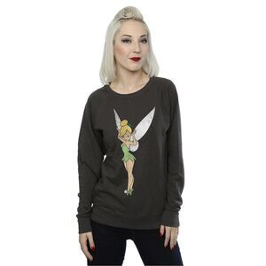 Tinkerbell Womens/Ladies Classic Sweatshirt / Light Graphite